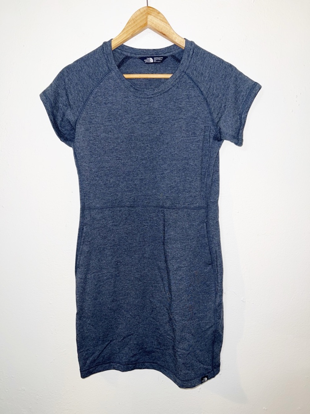 The North Face Heathered Navy Short Sleeve Knit Dress